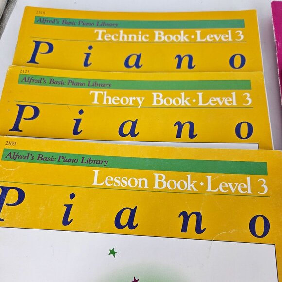 Piano Lesson Education Level 3 4 Sheet Music Books Intermed Theory Technic Lot 6 - Picture 2 of 9